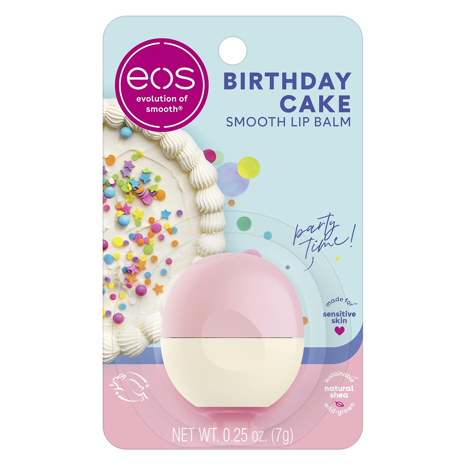 eos | Lip Balm Sphere | Birthday Cake