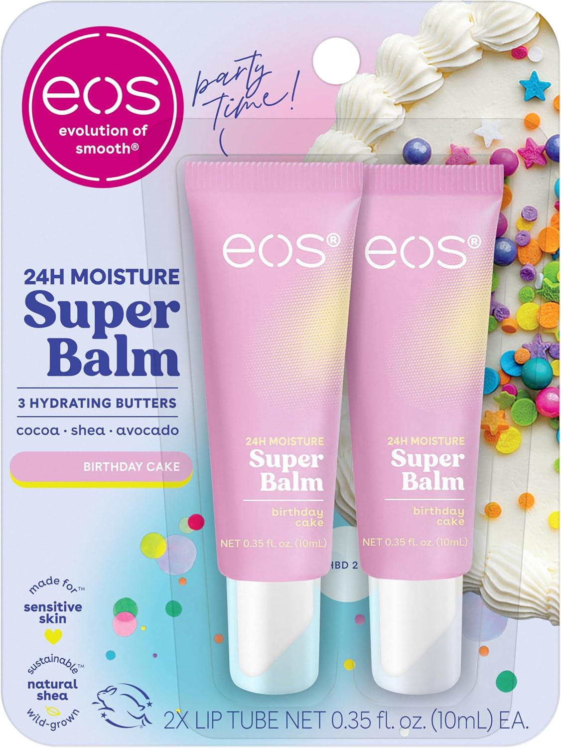 eos | Lip Mask | Birthday Cake