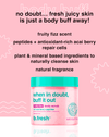 b.fresh | when in doubt, buff it out | body scrub