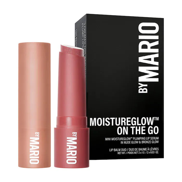 BY MARIO | Mini MoistureGlow™ Duo | Nude Glow & Bronze Glow