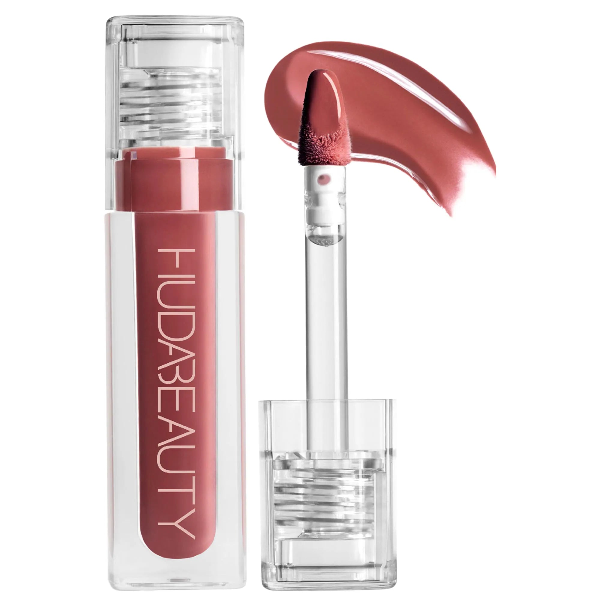 HUDA BEAUTY | PowerFaux Filler Lip Gloss | Bombshell