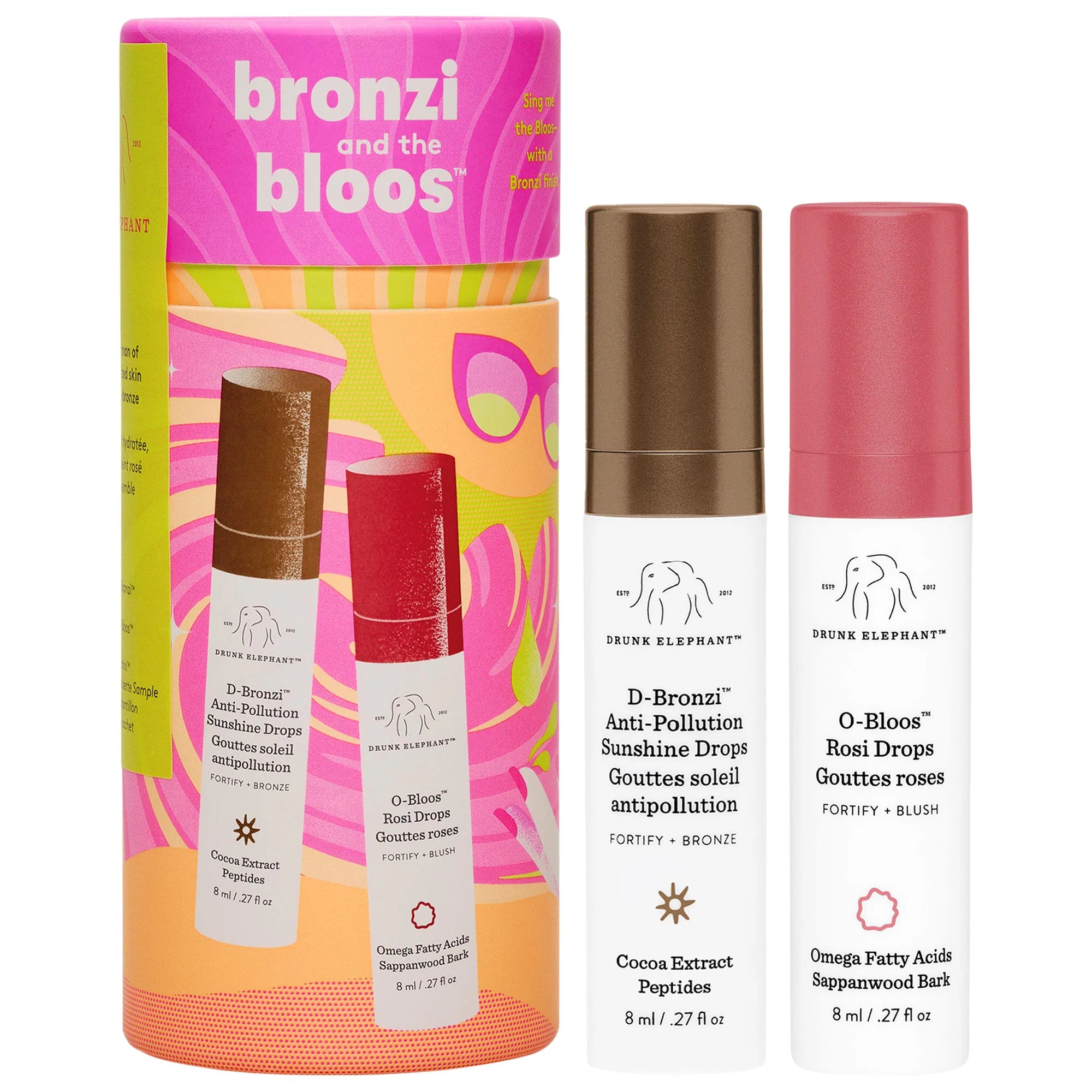 Drunk Elephant | Bronzi and the Bloos Serum Duo