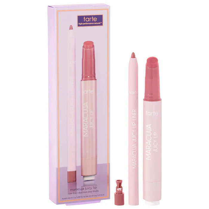 Tarte | Maracuja Juicy Lip Balm Duo | Rose