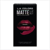 L.A. Colors | 2 Piece Matte Liquid Lip Kit | Vamp'd Out